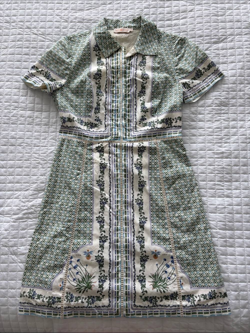 Tory Burch Garden Party Polo Dress - Picture 1 of 11